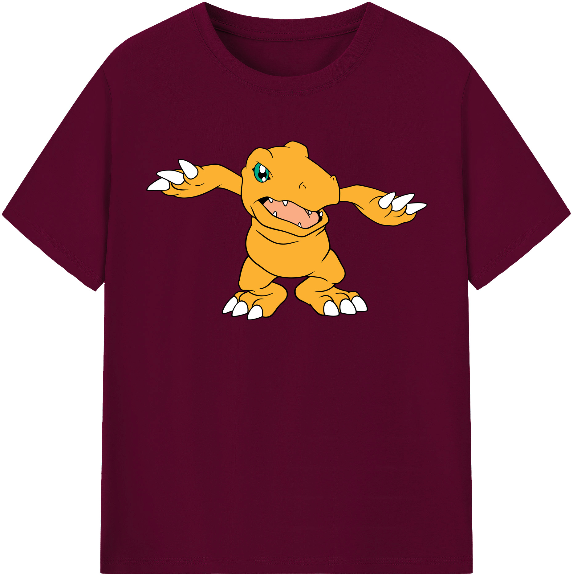 （画像用） Digimon デジタルモンスター/デジモン レディースカジュアルプリントTシャツ（綿100％）